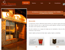 Tablet Screenshot of chezthomas.com